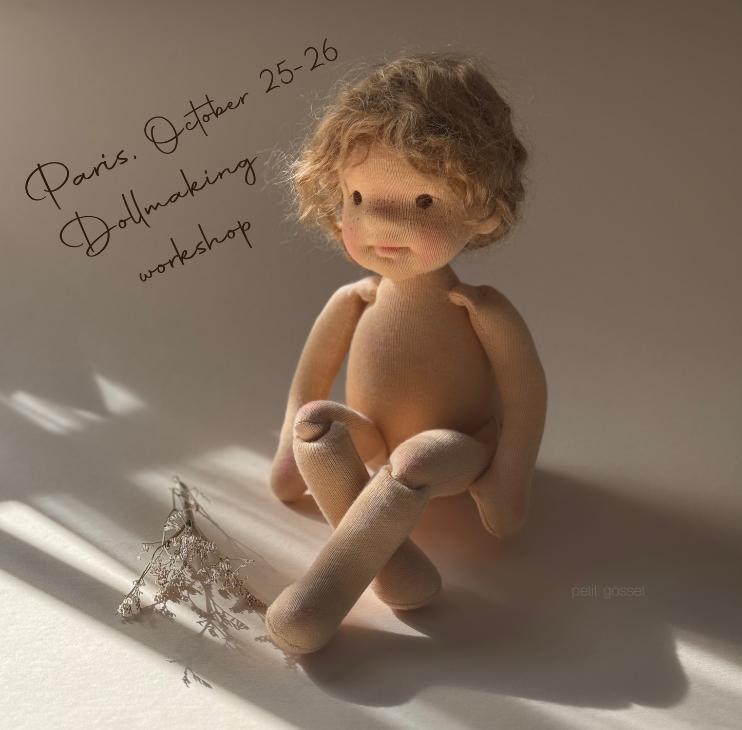 Doll Workshop - October 25-26, Paris, France - non-refundable deposit